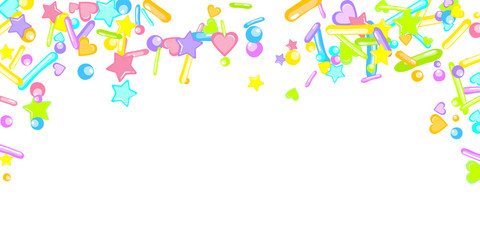 Sprinkles grainy. Cupcake dessert bakery confetti