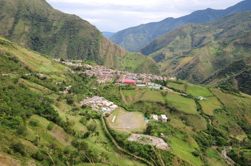 Panoramica municipio de Peque - Norte de Antioquia - Colombia