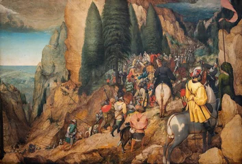 Wien, Österreich. 23.10.2019. &quot Die Bekehrung des Paulus&quot  (1567) von Pieter Bruegel (auch Brueghel oder Breughel) d. Ä. (1525/30-1569). Kunsthistorisches Museum in Wien. © Adam Ján Figeľ
