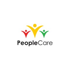 People Care Logo Templates and Full Color 