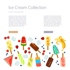 Landing web page with Popsicles