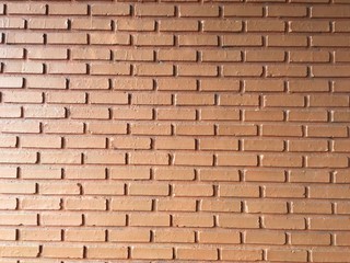 Orange brick wallpaper