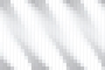 Fototapeta premium Vector abstract geometric white and gray color background.