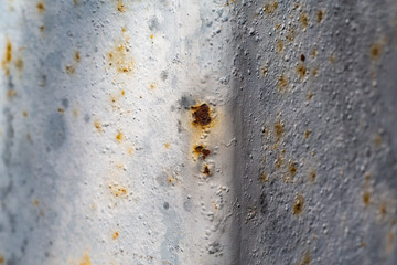 Abstract rusty metal texture background, Close up & Macro shot, Grey painted colour, Industrial...