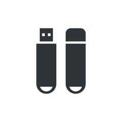 USB icon design isolated on white background