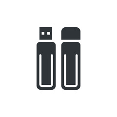 USB icon design isolated on white background