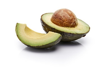 Avocado Isolated on White Background