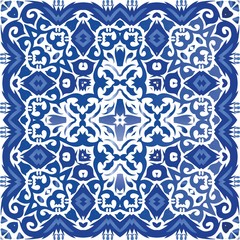 Antique azulejo tiles patchwork.