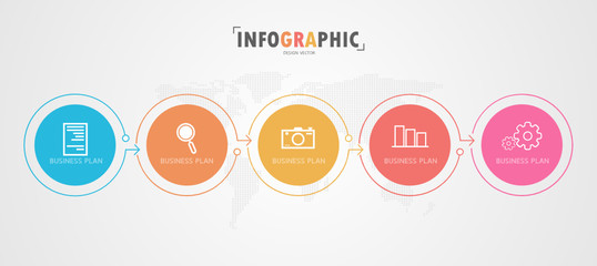 vector illustration Can be used for process, presentations, layout, banner,info graph	