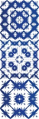 Ornamental azulejo portugal tiles decor.