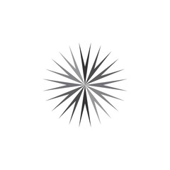 Abstract Star logo design vector