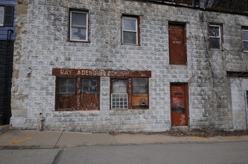 old abandoned workshop