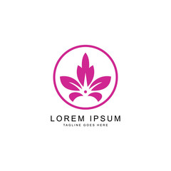 leaf people logo template