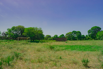 Cancha Abandonada de escuela rural