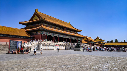 The Gate of Supreme Harmony in the Forbidden City