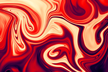 Abstract background of colorful liquid liner. Abstract texture of liquid acrylic.