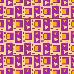 Abstract Modern Geometric Wallpaper | Seamless Pattern | Vector Background