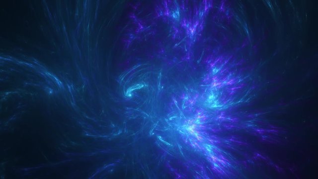 Deep space universe nebula journey. abstract background. Futuristic galactic colorful swirl and blend animation in 4K