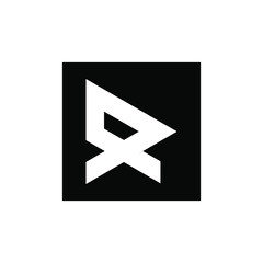 Letter R logo Template Vector