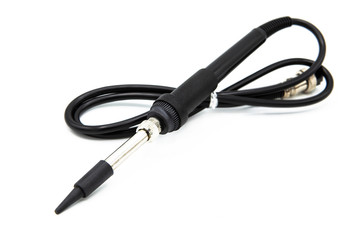 Soldering iron isolated on white background