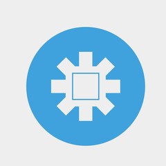 circuit icon vector illustration and symbol for website and graphic design