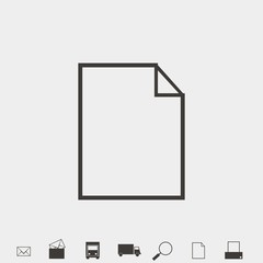 file icon vector illustration and symbol for website and graphic design