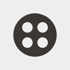 film icon vector illustration and symbol for website and graphic design