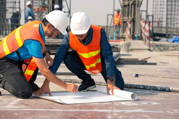 worker on construction site