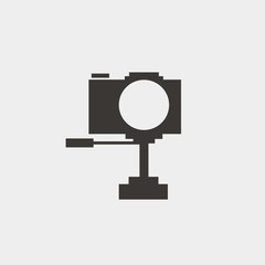 video camera icon vector illustration and symbol for website and graphic design