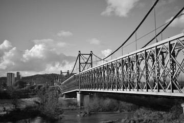 puente  Cautin, región de la Araucania 