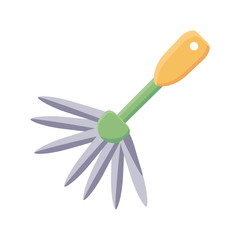 gardening tool, flat detail style