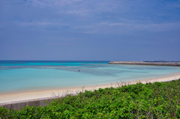 Nishihama beach in Hateruma island, Okinawa