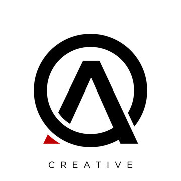 ao logo design vector