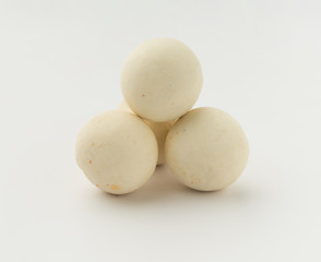 Salty dry kurt. National sour milk product of Central Asia