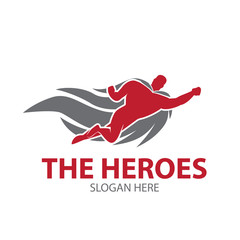 the heroes logo designs simple modern