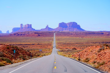 モニュメントバレー　フォレストガンプ /  Forest Gump in Monument Valley