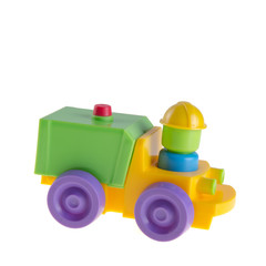 Toy or toys car with concept on the background new.