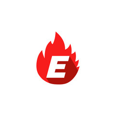 INITIAL LETTER WITH FIRE EMBLEM