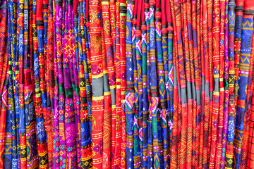 Colorful textiles pattern, background cloth.