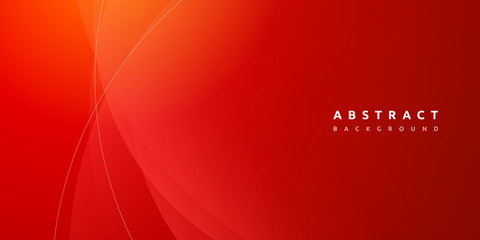 red gradient colorful background of curve with blank space for business presentation wallpaper, cover, banner