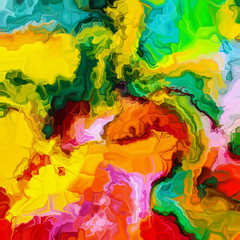 Colorful Watercolor Detail