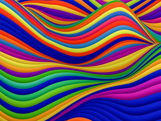 Abstract Striped Design