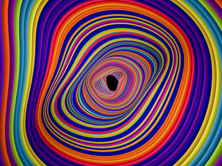 Abstract Striped Design