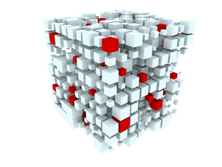 Fototapeta premium Digital Information Cube