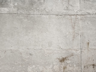 Concrete walls with abstract patterns