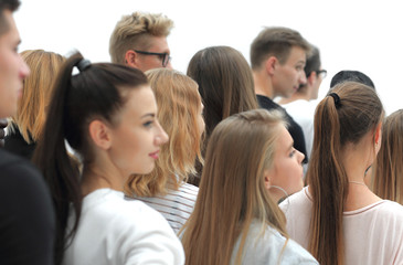 diverse young people built a tower out of their fists