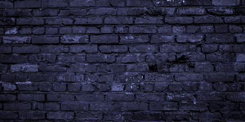 Black brick wall texture. Background for text or design
