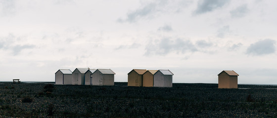 beach huts at the beach