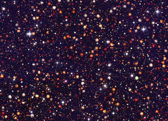 many small meteorite with craters on a space stars backgrounds