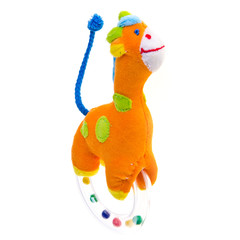 Toy or baby giraffe toys on the background new.
